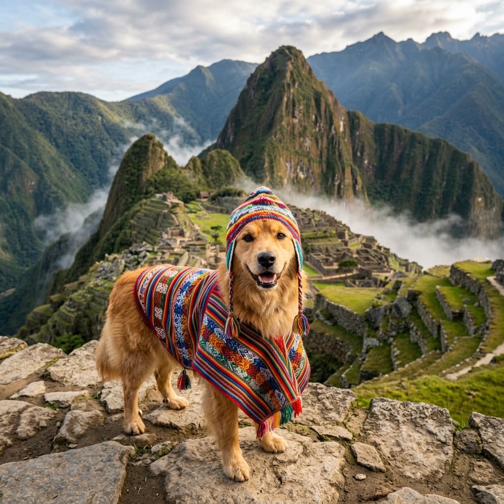 Peruvian Alpaca Poncho